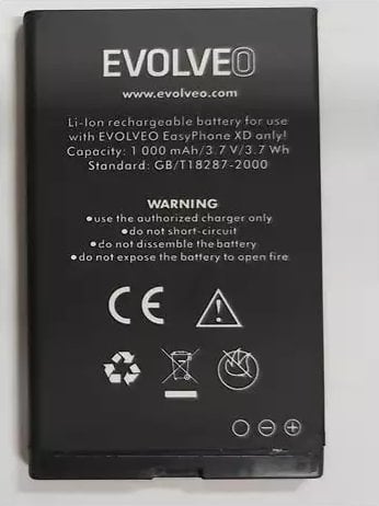 Evolveo oryginalna bateria 1000 mAh pro EasyPhone XD