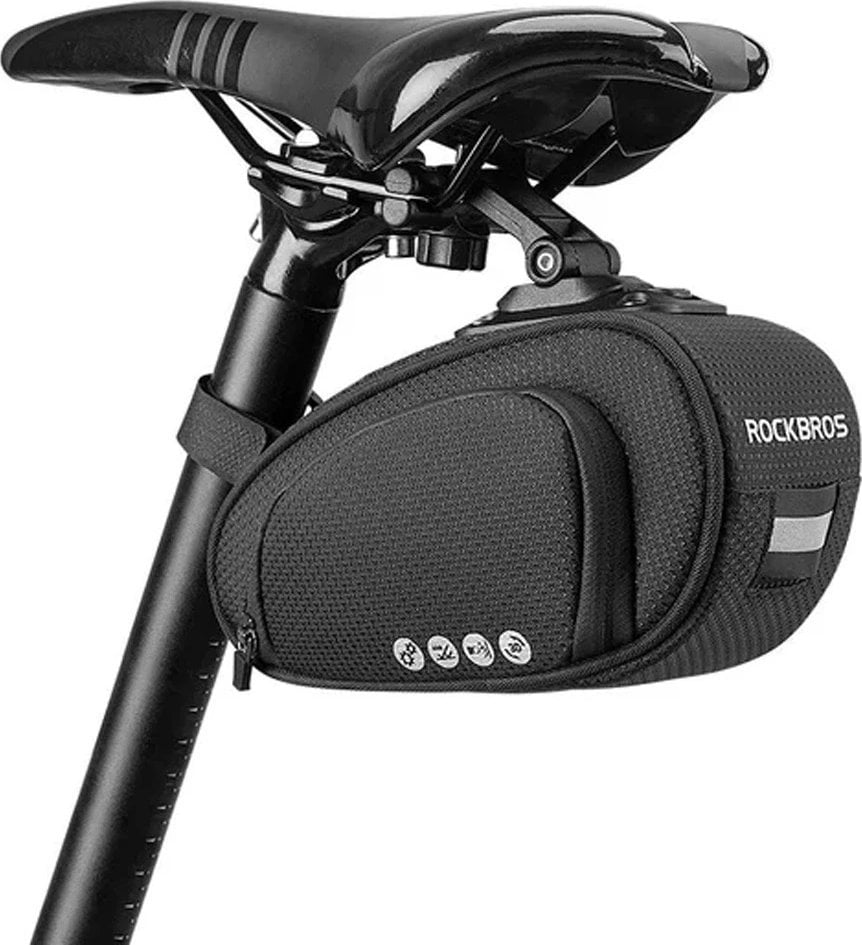 RockBros Torba rowerowa Rockbros C40 pod siodełko - czarna