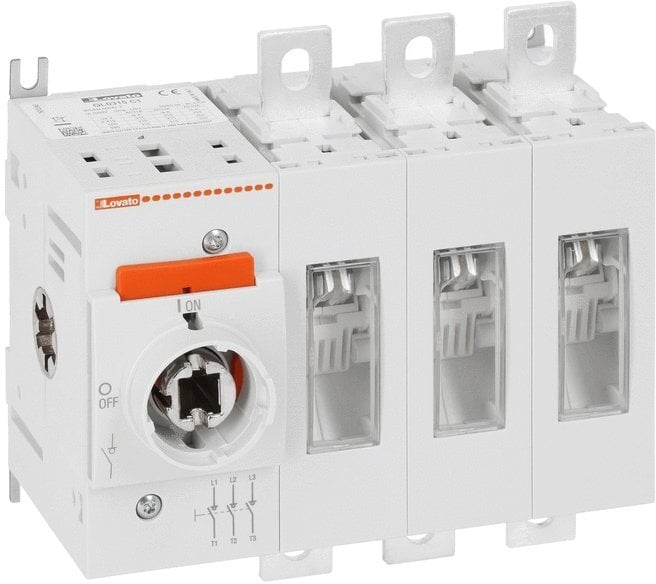 Lovato Electric Rozłącznik izolacyjny 3P 250A bez pokrętła GL0250C1