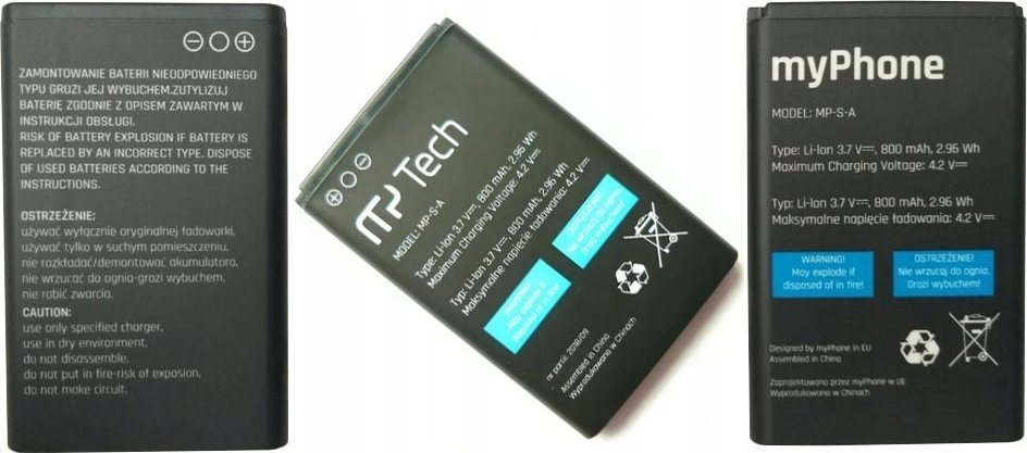 Bateria Myphone Mp-S-A 1030 1045 1082 1090 5300