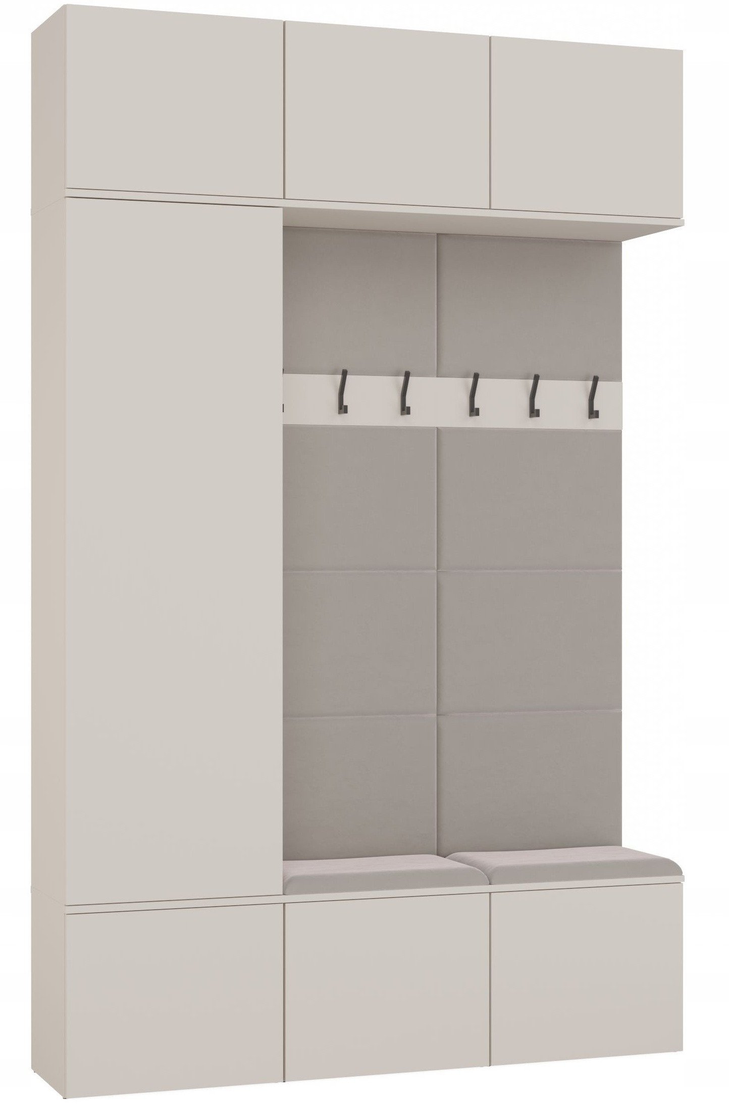 Garderoba HAGA III 1Sz2W KASZMIR Szafa + 2x Wieszak