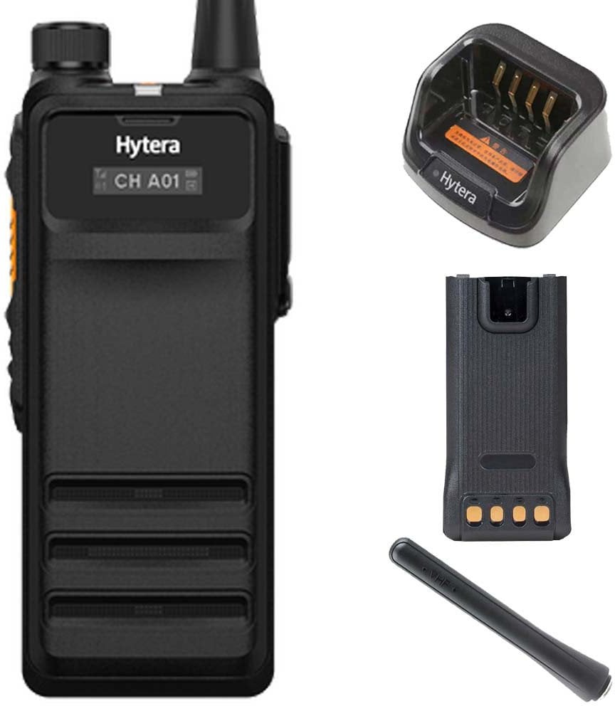 HYTERA Radio DMR+analog HP705G, UHF 350-470 MHz, 2400 mAh, GPS, BT V 5.0 BLE+EDR, IP68