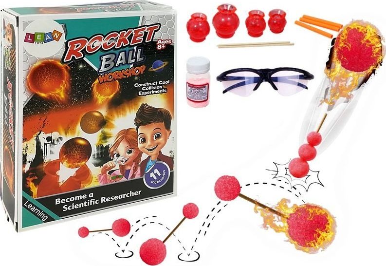 Lean Sport Import LEANToys Zestaw Edukacyjny Chemiczne Kulki Piłki DIY