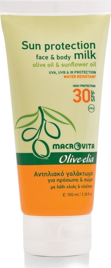 Macrovita Nawilżające mleczko do twarzy i ciała z filtrem SPF30 100ml
