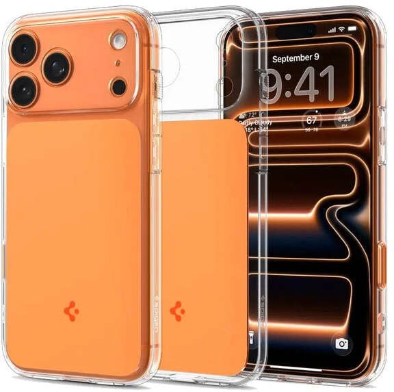 Spigen Etui Ultra Hybrid T Mag MagSafe do Apple iPhone 17 Pro Glossy Orange