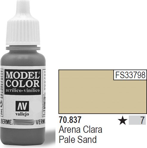 Vallejo Farba Nr7 Sand Light Matt 17ml - 70837