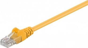 RB-LAN CAT 5e Kabel łączący, U/UTP, Żółty - Długość kabla 25 m