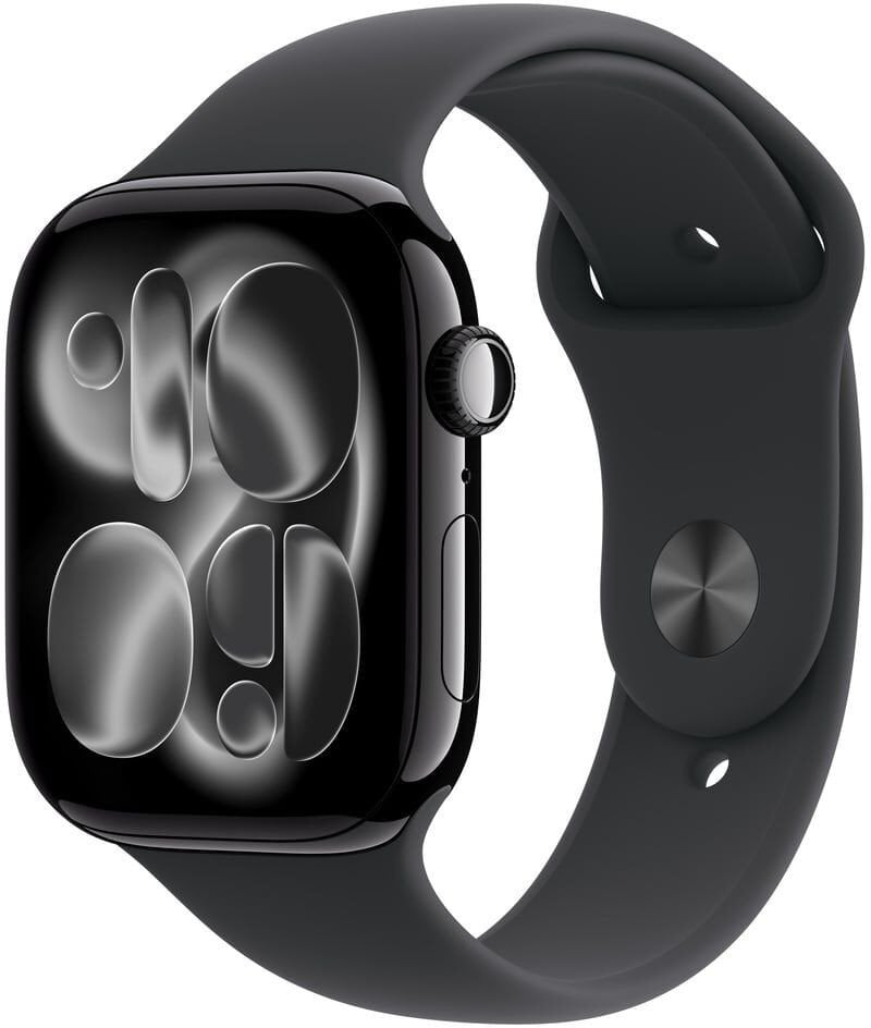 Smartwatch Apple Watch 11 GPS 46mm Jet Black Alu Sport Band M/L Czarny (MEUX4ET/A)