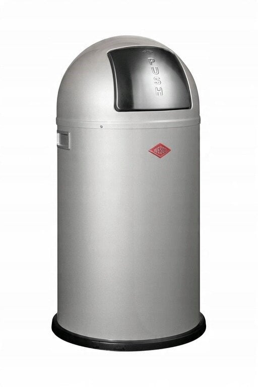 Wesco Kosz na śmieci srebrny 50l Pushboy