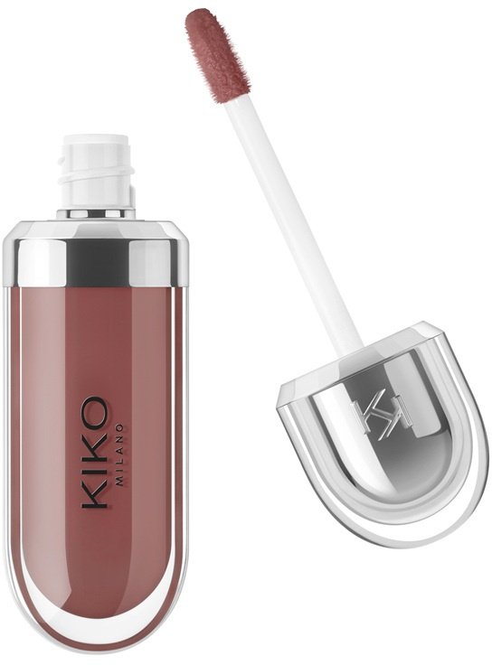 Shiseido KIKO Milano 3D Hydra Lipgloss zmiękczający błyszczyk do ust z efektem 3D 21 Brun Rose 6.5ml