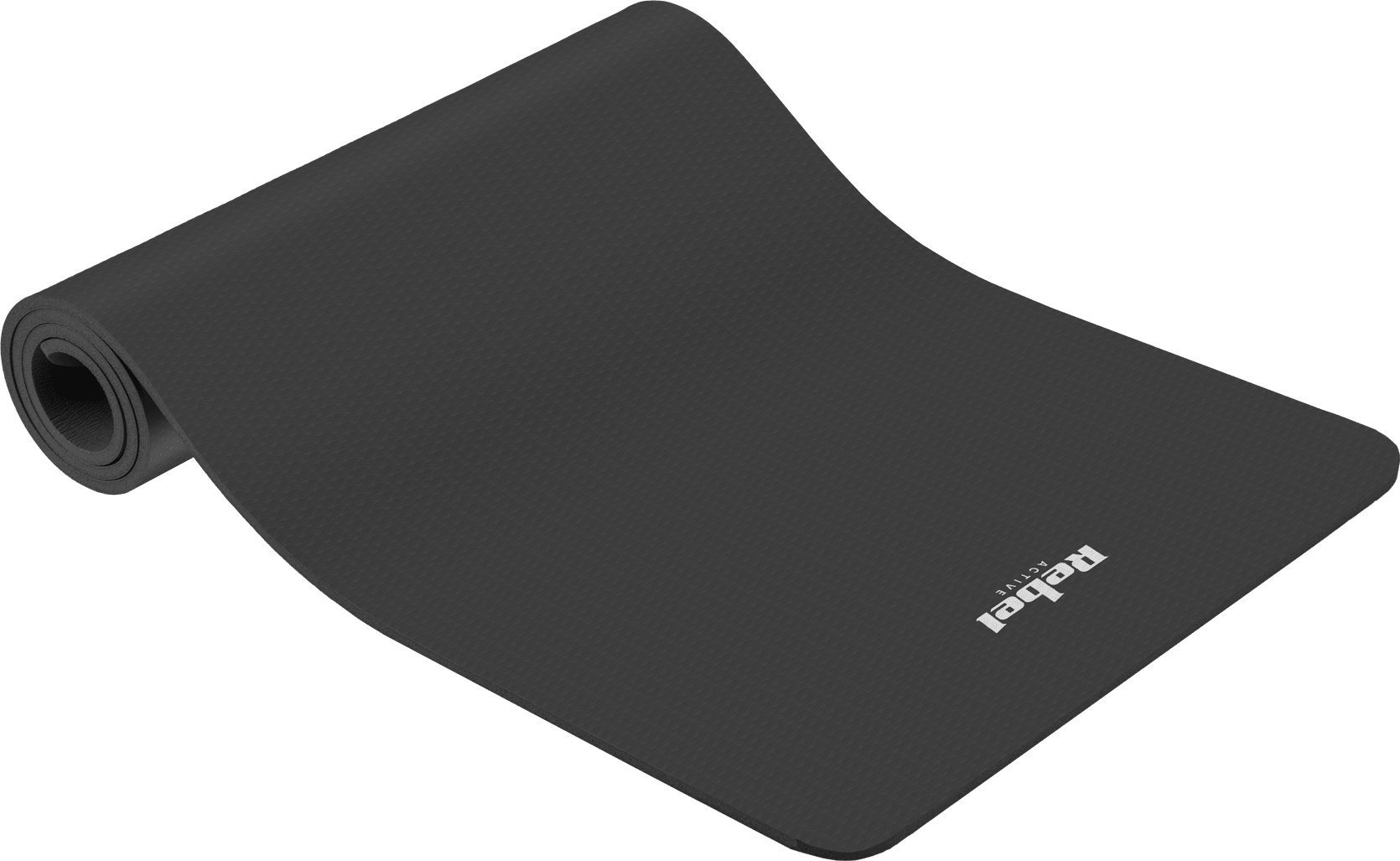 Rebel Active Mata treningowa RBA-3152 183 cm x 61 cm x 0.6 cm czarny