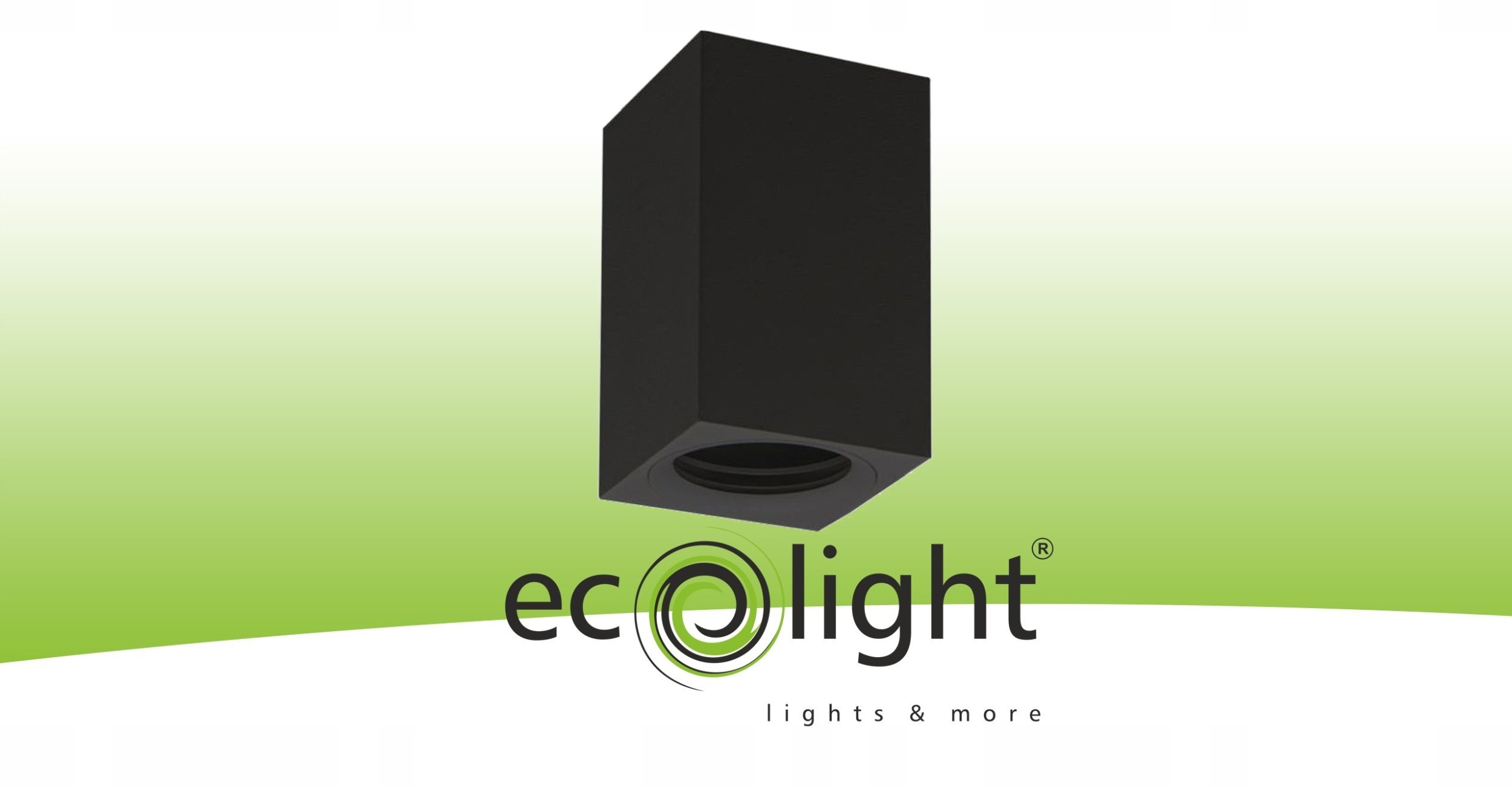 Ecolight Oprawa Halogenowa GU10 Natynkowa Kwadratowa Pojedyncza OHN-8C