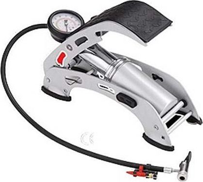 Carcommerce Kojinė oro pompa su manometru Omega