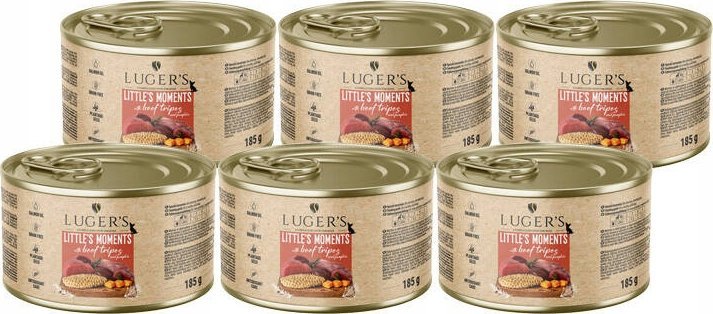 Lugers Little's Moments with beef 6x185g