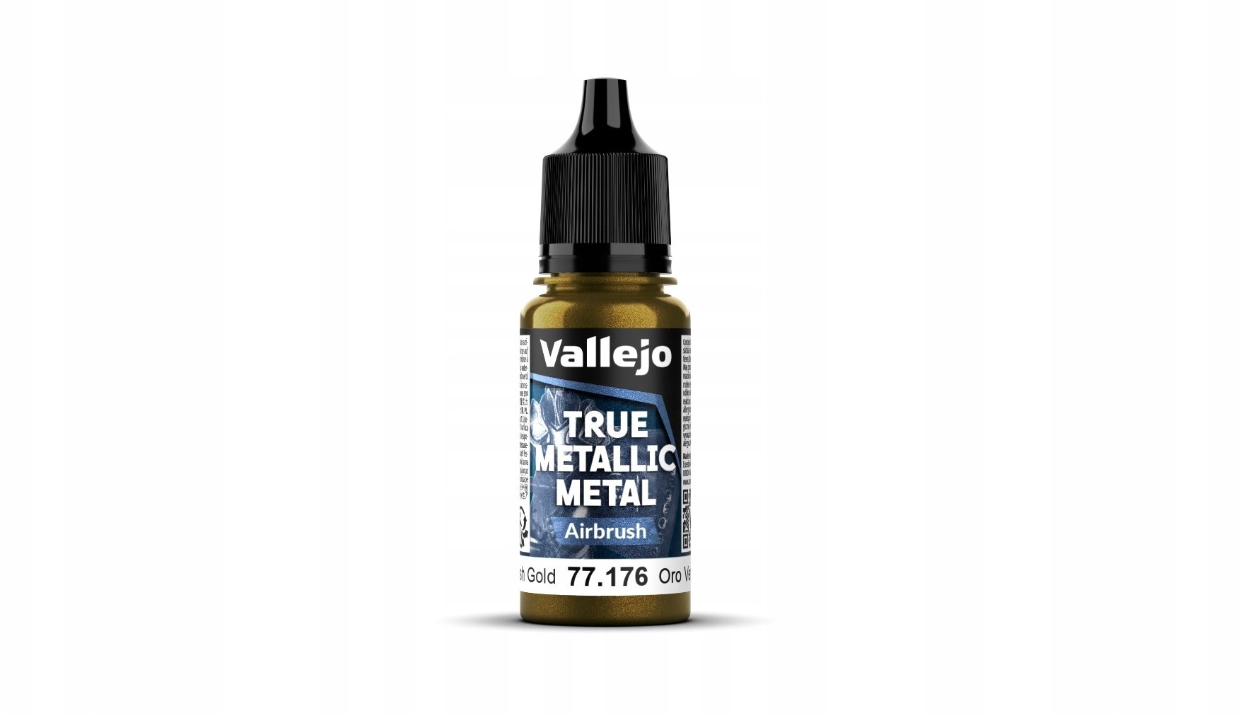 Vallejo Materiały modelarskie True Metallic Metal Airbrush Greenish Gold (2028598)