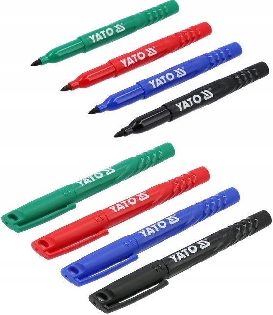 Yato YATO MARKERY TECHNICZNE kpl. 4szt.