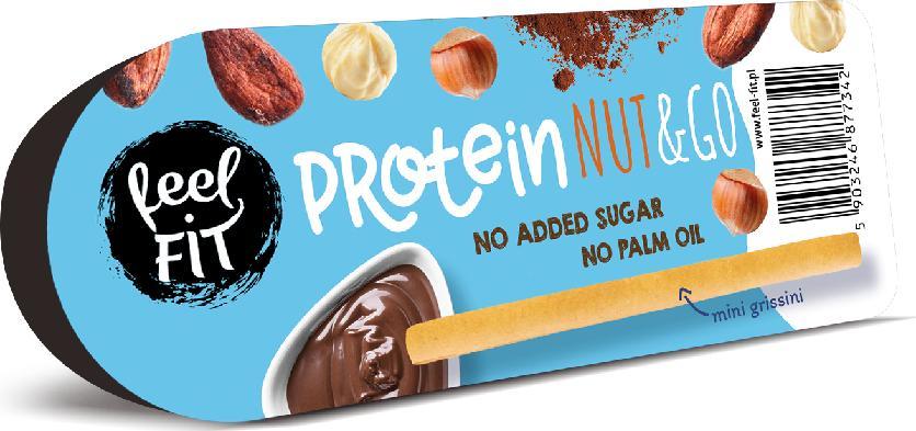 Feel FIT Krem proteinowy z orzechami laskowymi 25 g