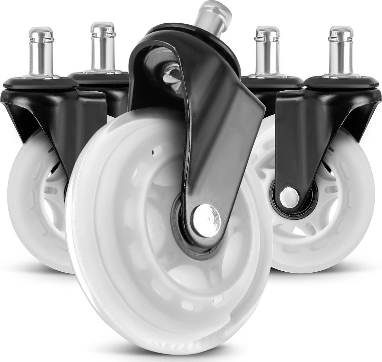 Sofotel Kółka kauczukowe do foteli przezroczyste Sofotel 5 szt.