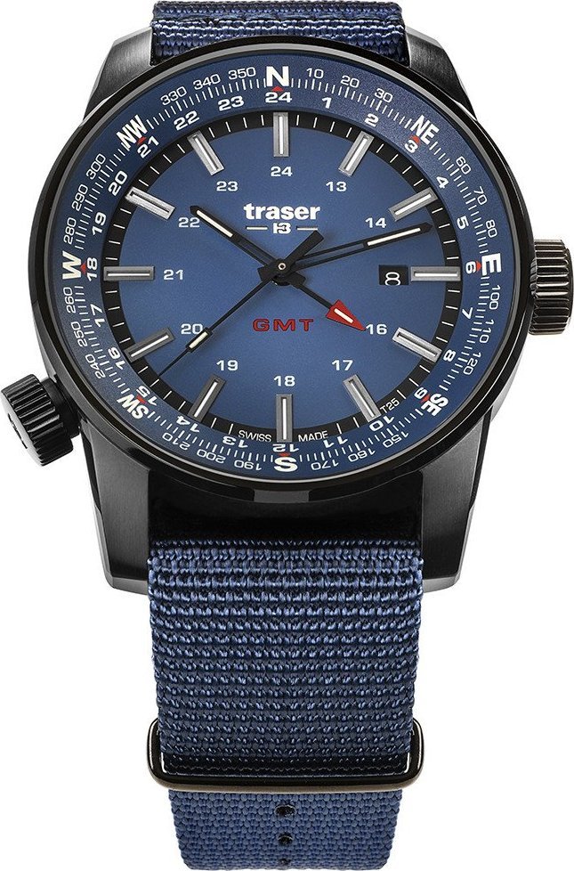 Zegarek Traser Zegarek męski Traser TS-109034 niebieski