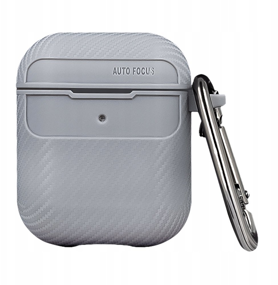 Etui Carbon do Airpods / Airpods 2 szare