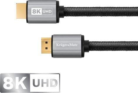 Kabel Kruger&Matz HDMI - HDMI 1.8m czarny (KM1265)