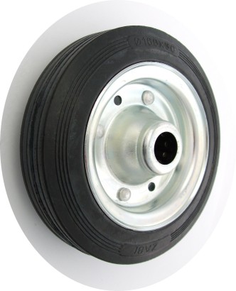 Zabi Koło metalowo-gumowe z zestawem montażowym 200mm - 61