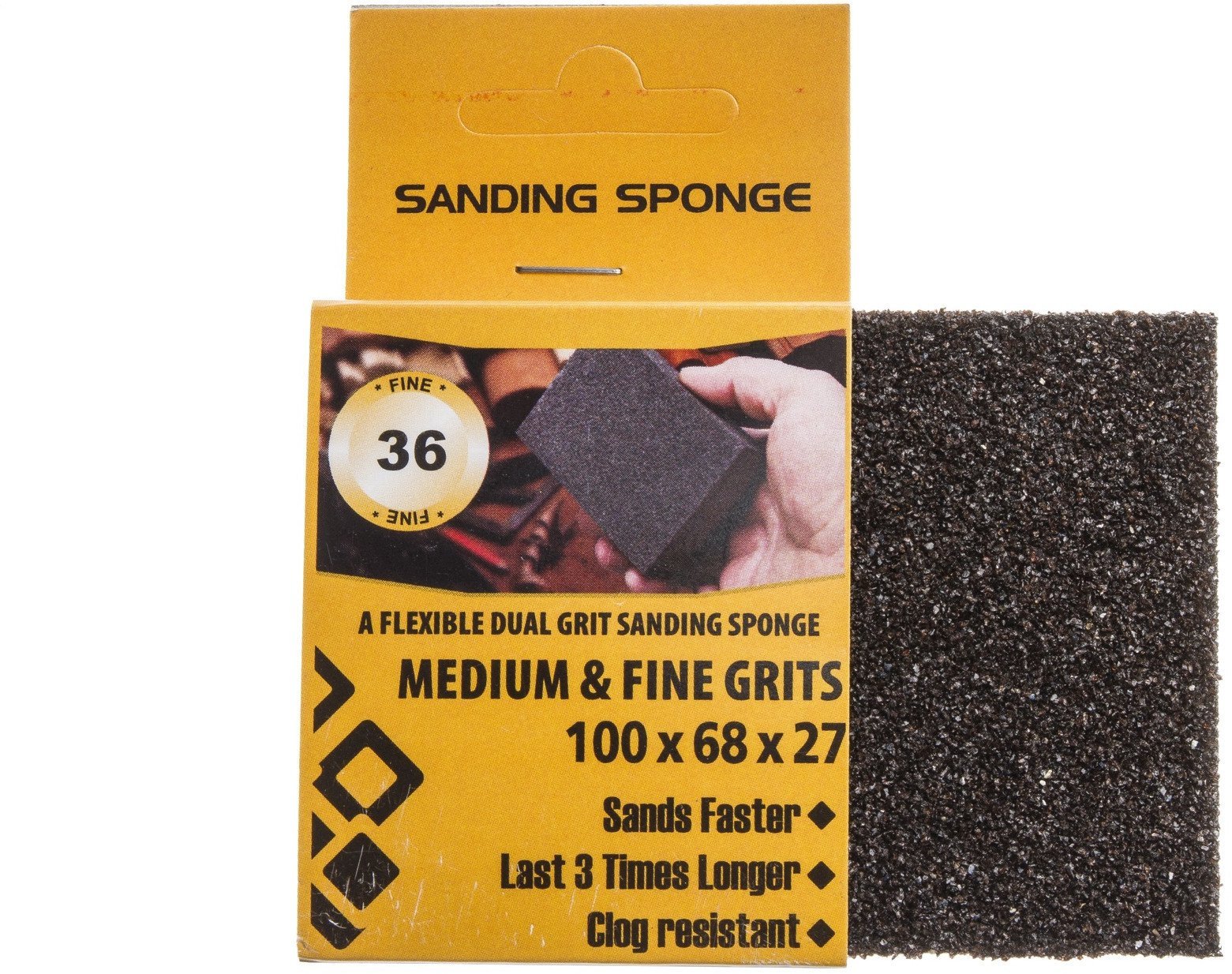 Forte GRINDING SPONGE FORTE TOOLS 100X68X27 M