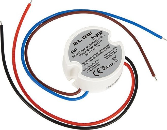 Blow 70-610# Zasilacz impulsowy dopuszkowy 12v/0,83a