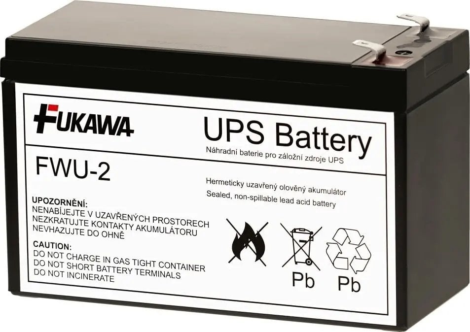 Fukawa Baterie - FUKAWA FWU-2 náhradní baterie za RBC2 (12V/7,2Ah, Faston 250) - FWU-2