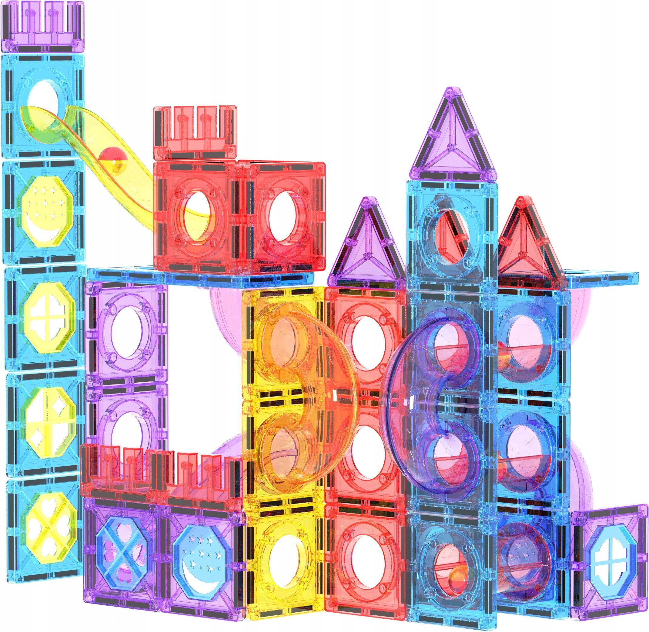 Klocki magnetyczne 100el SmilyPlay SP85304 53044