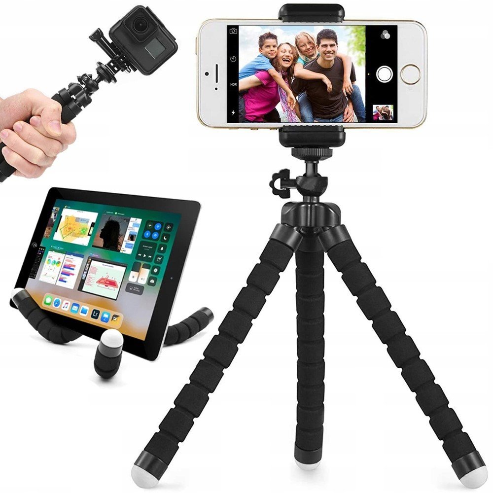 Statyw Top Gift WW28 STATYW GIĘTKI ELASTYCZNY UCHWYT NA TELEFON TRIPOD