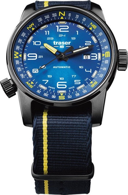 Zegarek Traser Zegarek męski Traser TS-107719 niebieski