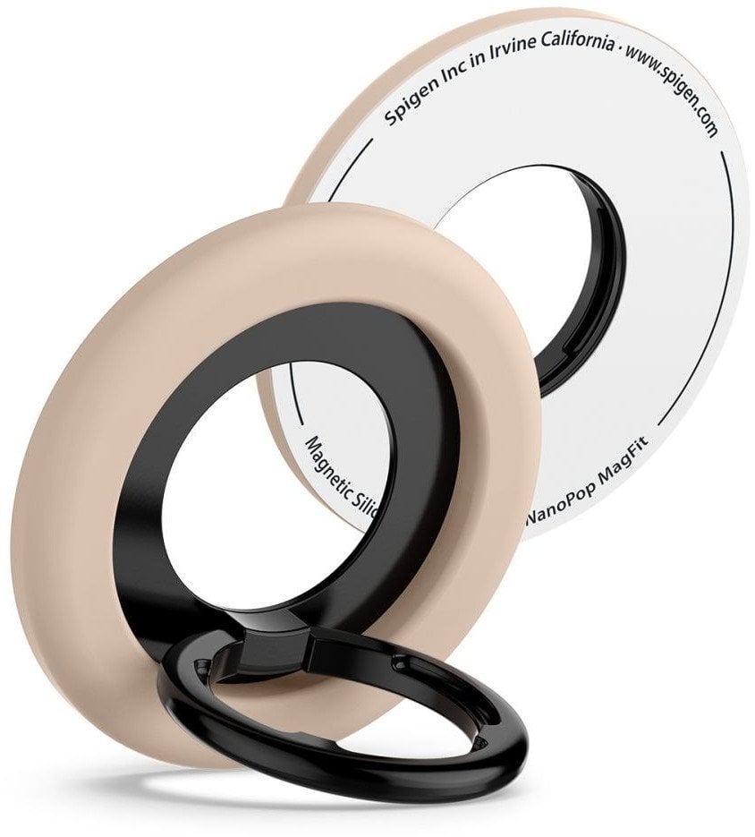 SPIGEN NANO POP MAGSAFE PHONE RING COCONUT BEIGE