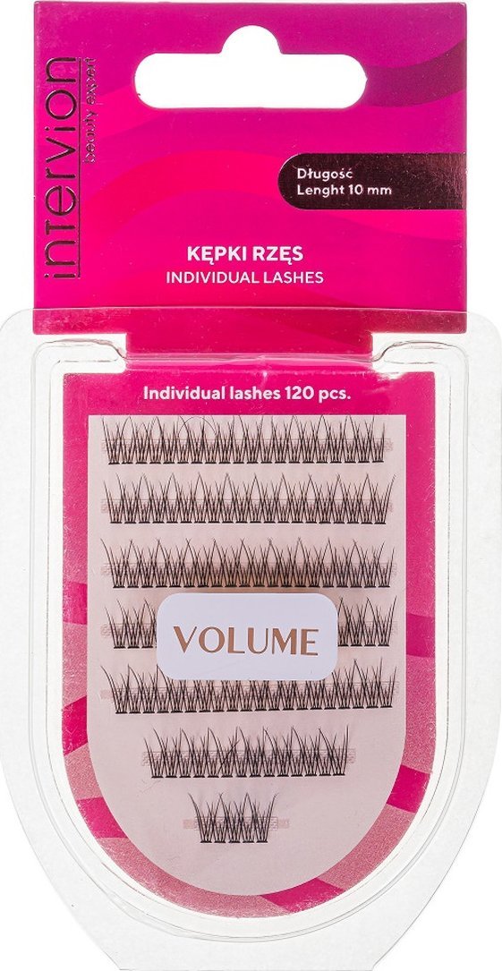 Inter-vion Sztuczne rzęsy w kępkach 10mm 120szt.