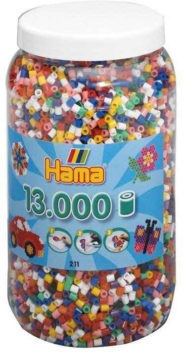 Hama Koraliki Midi w pojemniku 13000el