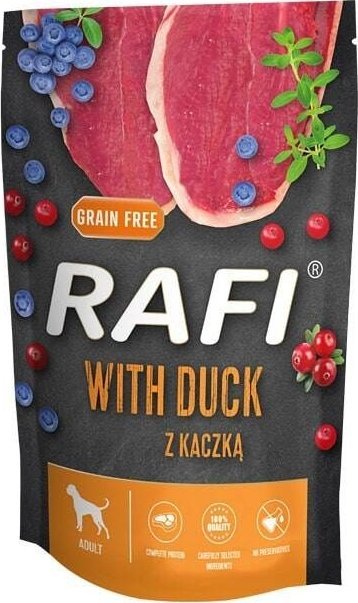 Rafi Mokra karma dla psa z kaczką saszetka 500 g