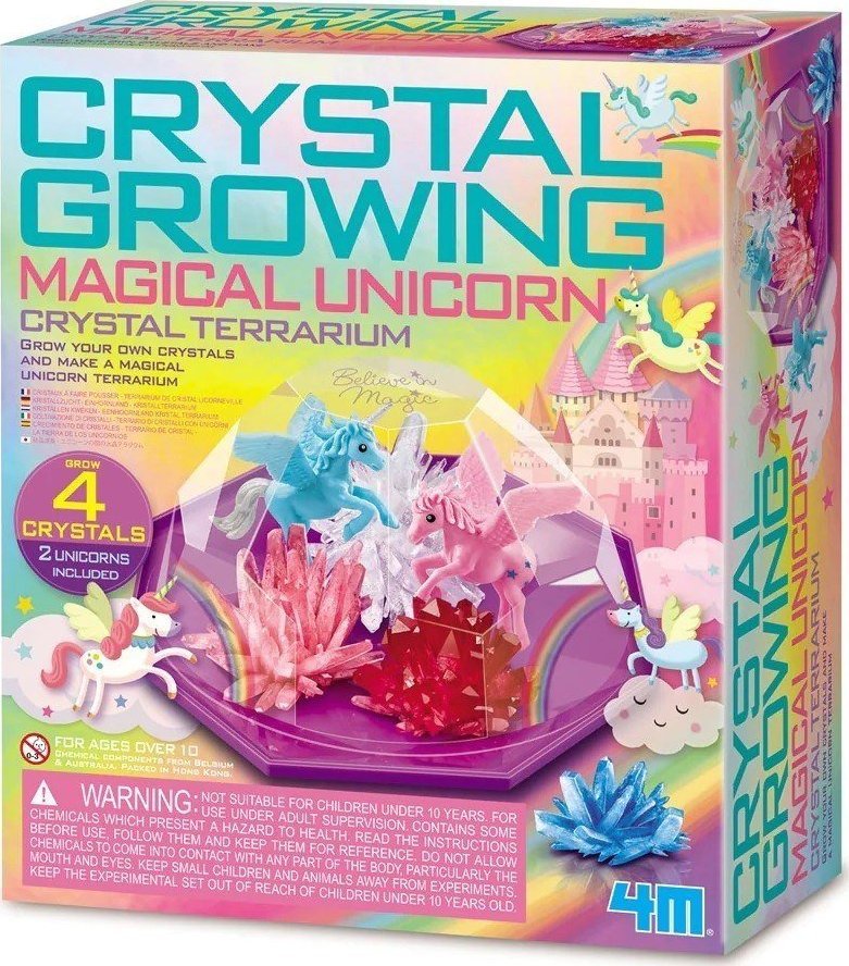 4M Magical Unicorn Crystal Terrarium