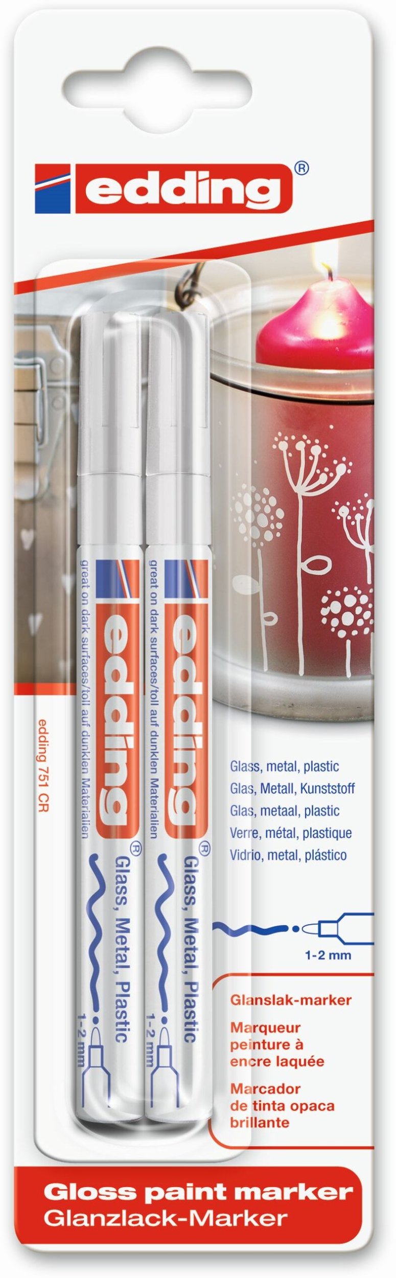 Edding Marker White 4-751-2-1049