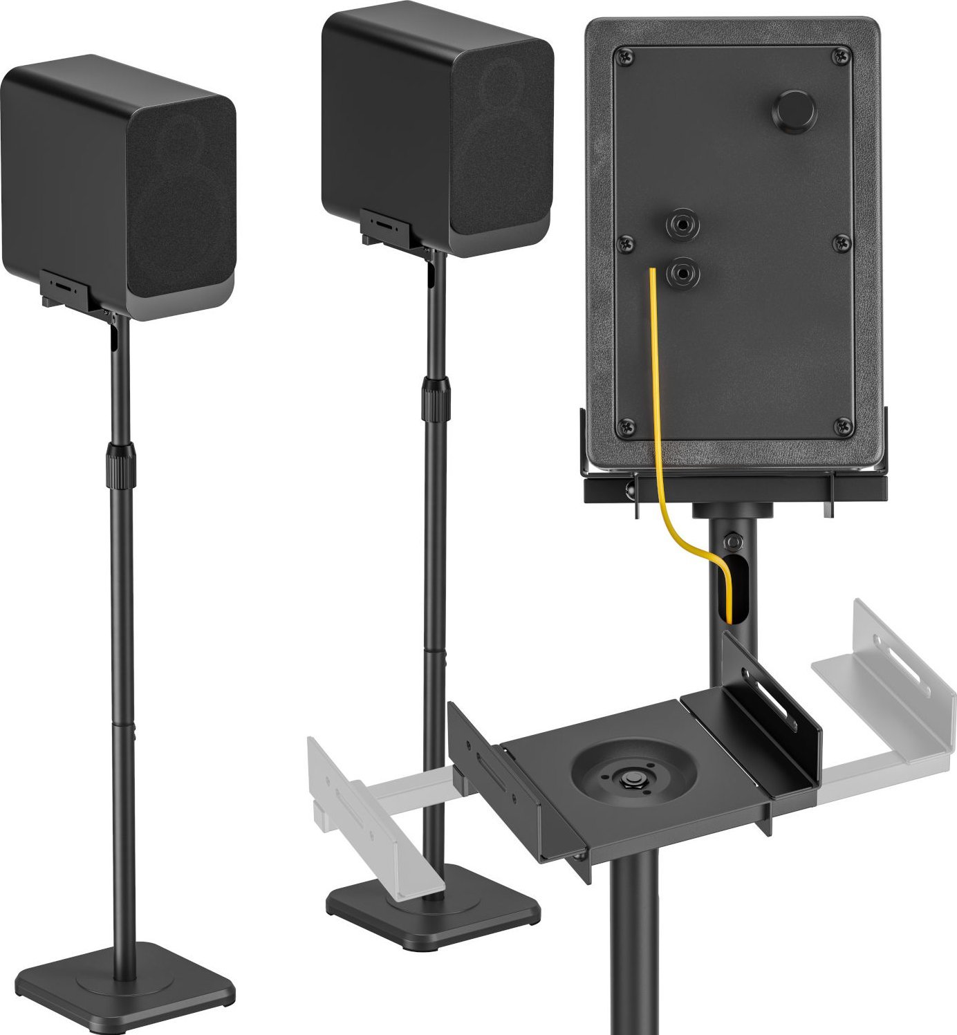 MOZOS MSS6-SET STATYWY POD MONITORY STUDYJNE 2 SZT