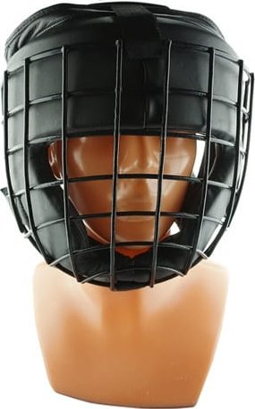 Фото - Захист для єдиноборств Daniken Ochraniacz głowy sparingowy-skóra krata metalowa Rozmiar: XL