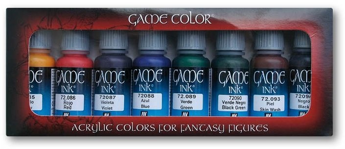 Vallejo Vallejo: 72.296 - Game Color - Game Inks (8x18 ml)