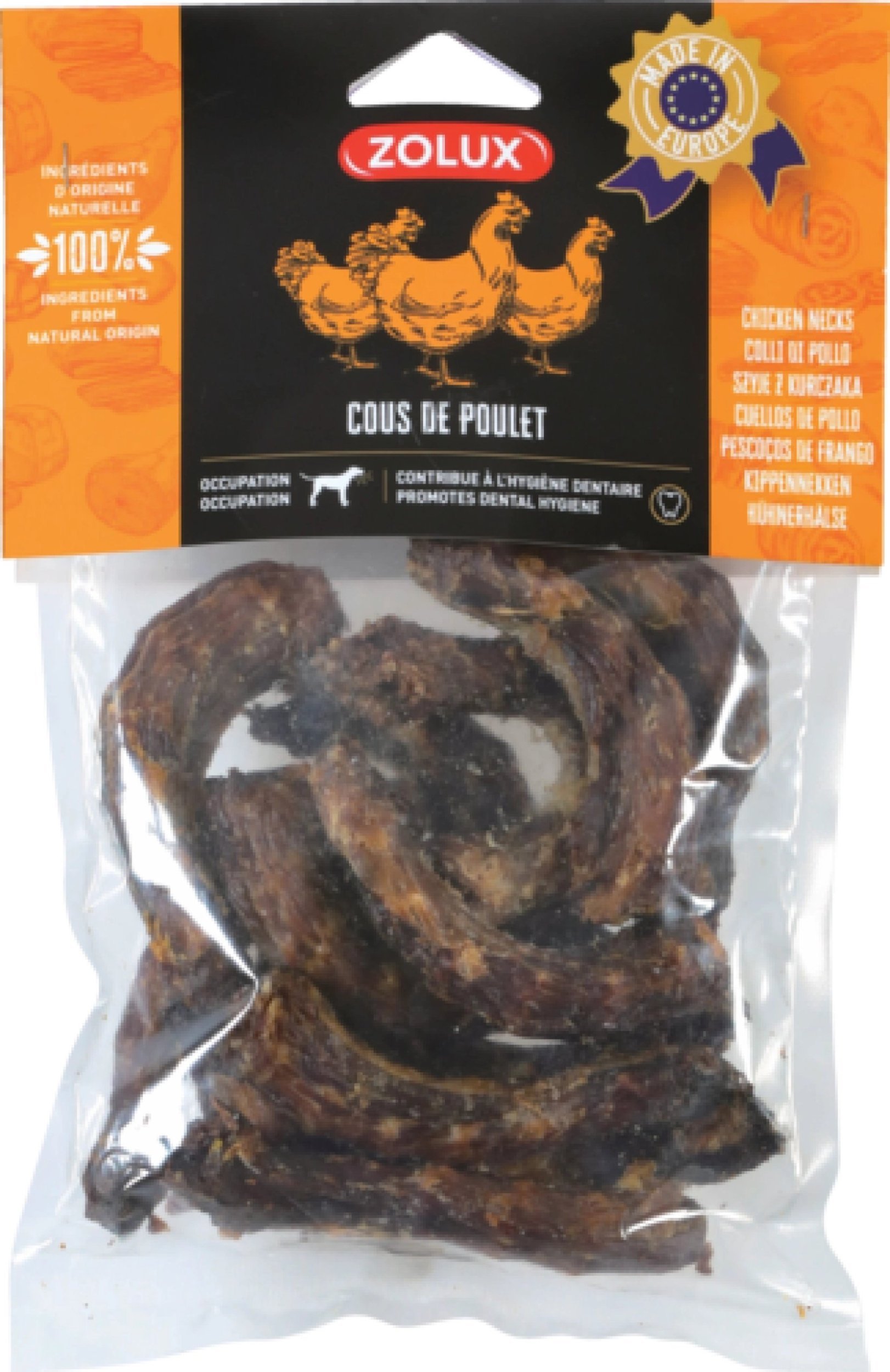 Zolux Przysmak dla psa Szyja kurza 300 g