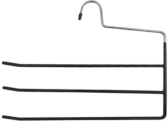 Goclever PVC DIPPED PANT HANGER LS16BTF BLACK