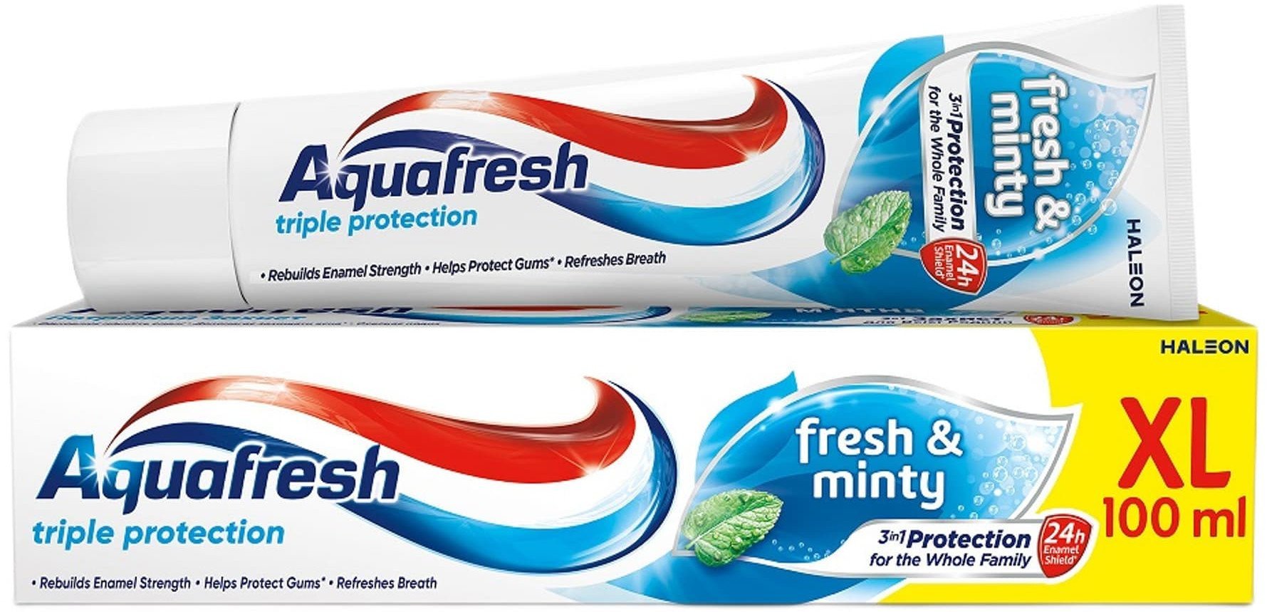 AQUAFRESH Triple Protection Pasta do zębów Fresh & Minty 100 ml (XL)