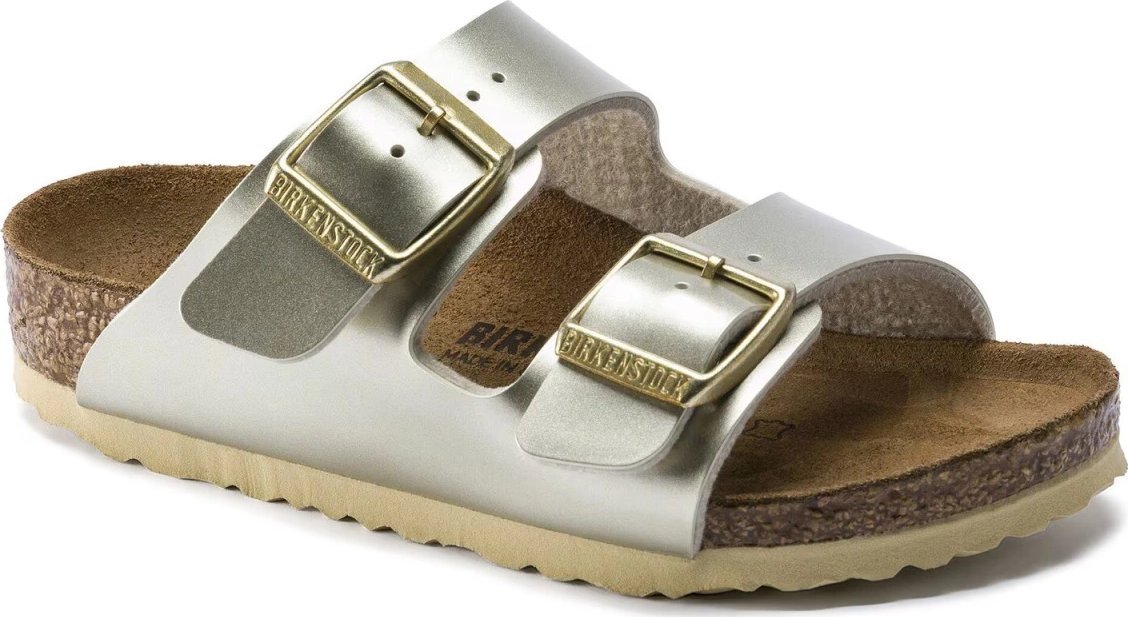 Birkenstock sandały Arizona KIDS BS 1014840 ELECTRIC METALLIC GOLD (szerokość standardowa) 38