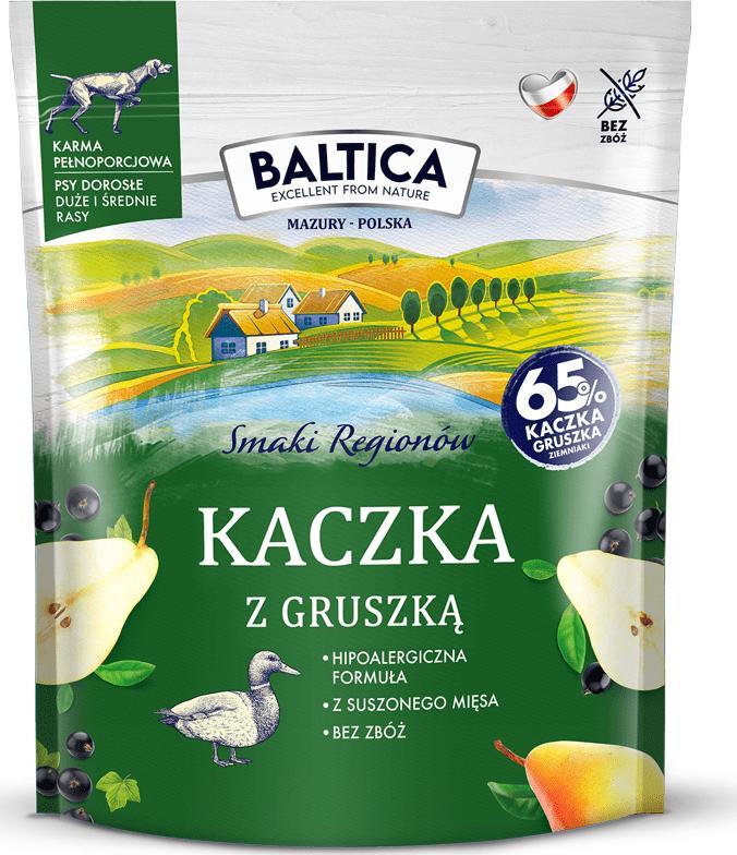 Zdjęcia - Karm dla psów Baltica Smaki Regionów Kaczka Z Gruszką Karma sucha dla psów średn 