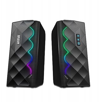 Głośniki komputerowe Marvo Marvo głośniki SG-269, 6W, czarne, Bluetooth, podświetlanie