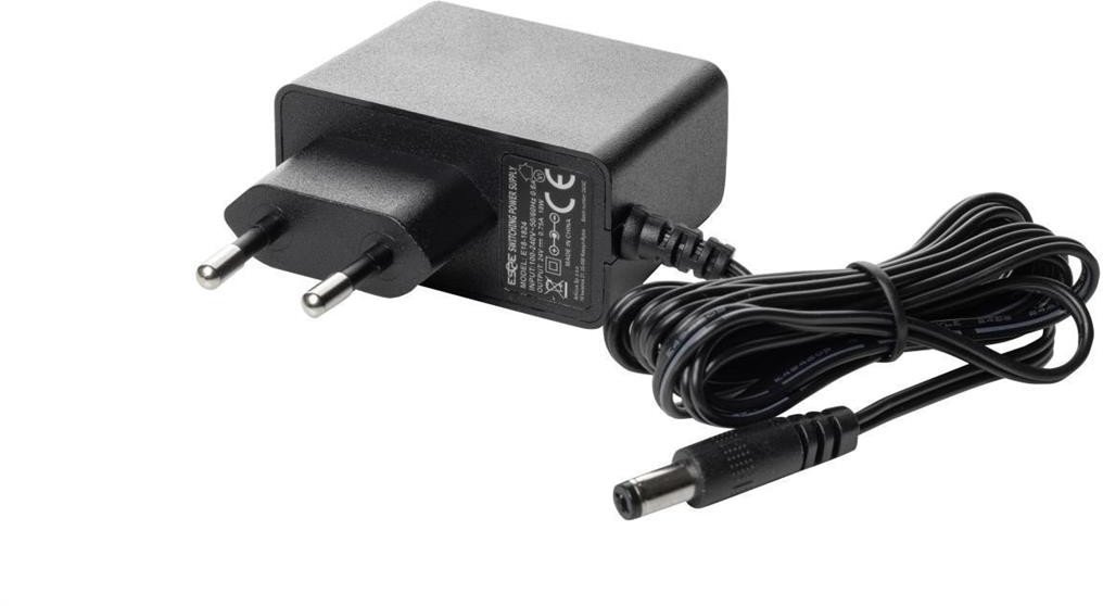 Zasilacz wtyczkowy ESPE 24V 0,75A 18W wtyk prosty 2,1x5,5mm