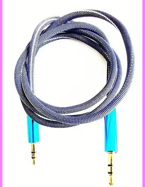 Kabel Mocco Jack 3.5mm - Jack 3.5mm 1m niebieski (4752168079935)