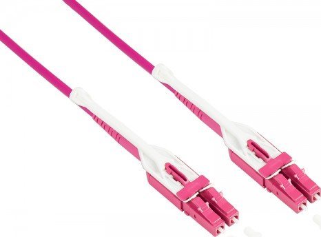 Alcasa LW-U803LC4 kabel InfiniBand / światłowodowy 3 m 2x LC Fioletowy
